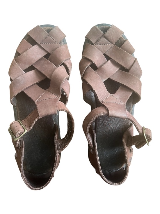 Teva Shoes - Teva Cross Up Leather Fisherman Sandal SZ 8 Brown Comfort Gorpcore Outdoors